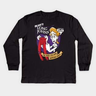 Silver's Long Johns - Monkey Island - Vintage Video Game - Pirate Kids Long Sleeve T-Shirt